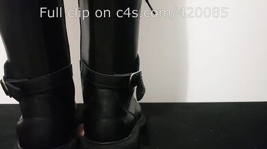 LittleShoes - Bootjob with Black Boots Size 34 Preview