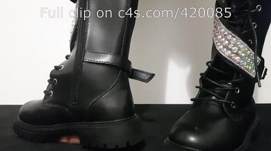 LittleShoes - Bootjob with Black Boots Size 34 Preview
