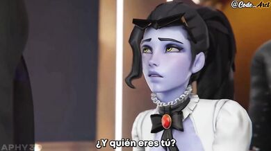 Widowmaker destroys two giant cocks (Overwatch) [Spanish subtitles]