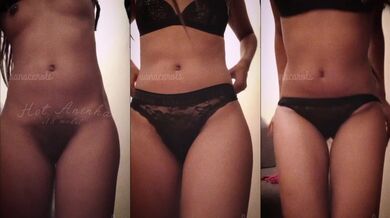 Hot girl trying on sexy lingerie | fat ass hotty skinny girl piercied tits | Hot Aninha