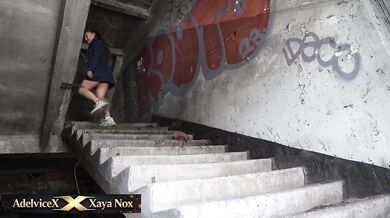 Redhead MILF: Deepthroat in an Abandoned Building by AdelviceX