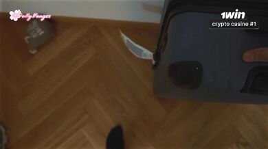 Oops... Step son accidentally cum in step mom Kisscat after fucked step sister in shared bed at night in hotel room