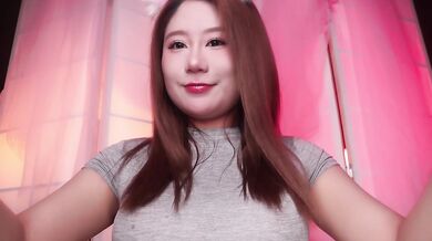 ASMR Hot Girl Gel Facial Massage and Face Touching | Ear Eating & Mouth Sounds