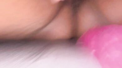 Ebony MILF Dildo play