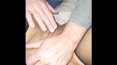 My boyfriend helps me relax by touching my little button