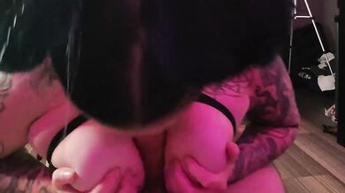 Sexy Nurse with big Tits Drains my Balls