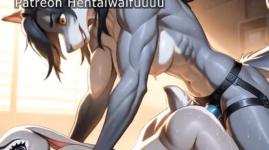 Judy Hopps Ultimate Lesbian Strap-On Session With Horny She-Wolf - Zootopia Underground Rabbit Pussy Destruction