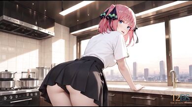 Nakano tsundere gets fucked while making dinner (quintessential quintuplet)[sounds]