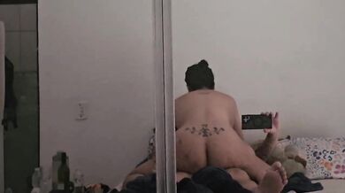 Slutty Wife Carol Taking BBC in Marital Bed as Cuckold Husband Films Everything
