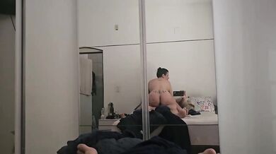 Slutty Wife Carol Taking BBC in Marital Bed as Cuckold Husband Films Everything