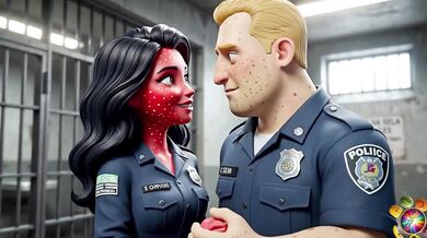 Cop Girlfriend Cheating Moranguete takes her lover Batatudo’s anal at the station Police Cop Moranguete cheats on her boyfriend with Batatudo’s big