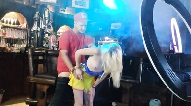 Naughty blond