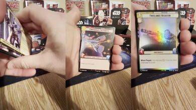 Opening Packs of Star Wars Unlimited Cards