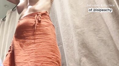 FITTING ROOM STRIP! Watch me try on clothes and get naked