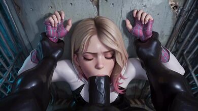 She Let the Symbiote Fill Her for Power - AI GENERATED