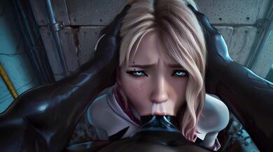 She Let the Symbiote Fill Her for Power - AI GENERATED