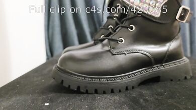 LittleShoes - Bootjob with Black Boots Size 34 POV Preview