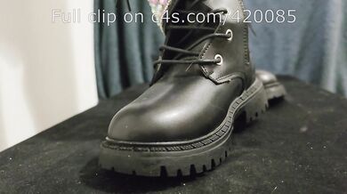 LittleShoes - Bootjob with Black Boots Size 34 POV Preview