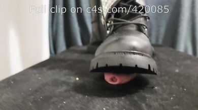 LittleShoes - Bootjob with Black Boots Size 34 POV Preview