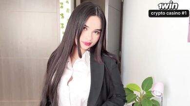 Fucking My Big-Ass Office Secretary - Double Penetration and Cum Bath