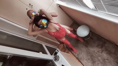 Skinny model and amateur porno casting