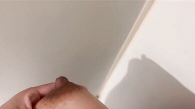 Real home video - Playing with my hot neighbor's milky tits