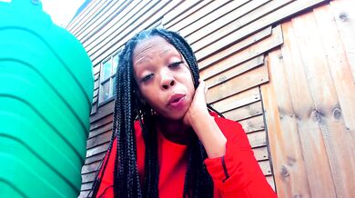 Naughty Outdoor Big Ass Fingering and Squirt extremely close-up to cam...