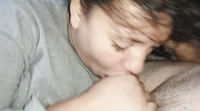 She's giving an insane blowjob, she is the best sucking dick in site‍