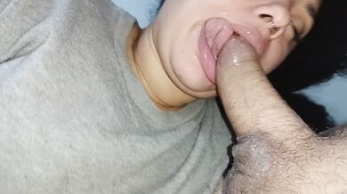 She's giving an insane blowjob, she is the best sucking dick in site‍