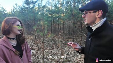 A guy from the US came to Poland and fucked me while my boyfriend was at home—the best sex in the woods