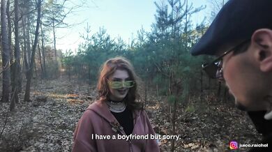 A guy from the US came to Poland and fucked me while my boyfriend was at home—the best sex in the woods
