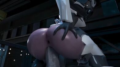 She was surprised that the monster had such a huge dick and suddenly the Monster fucked her