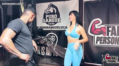 A gorgeous Latina Teen with a big Ass fucks her personal trainer | Yenifer Chacon