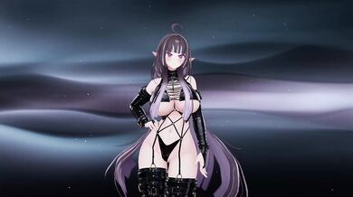 Hentai Elf VTuber Strip Dance | Rockstar MMD