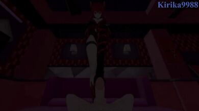 Dola and I have intense sex in a secret room. - Nijisanji VTuber POV Hentai