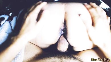 I had insomnia and let myself be penetrated to receive a large load of cum ????