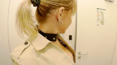 I visited my colleague at home and let him fuck me hard. He fucked me until I was dripping. And I let his cum squirt in my mouth.