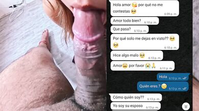 Esposa infiel descubierta por chat,prestando su rico coño apretado.ricos gemidos,pov, orgasmos