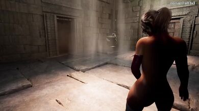 Beast In The Sun Tomb RIder Parody Sex Game Play Ep 09
