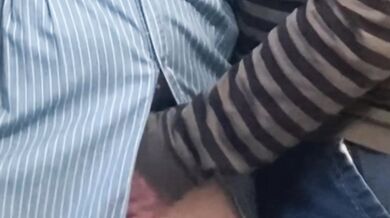 Hot Babe Lets Me Rub Her Hairy Pussy