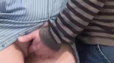 Hot Babe Lets Me Rub Her Hairy Pussy
