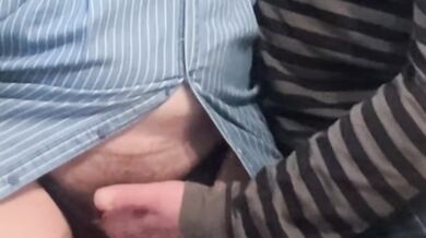 Hot Babe Lets Me Rub Her Hairy Pussy