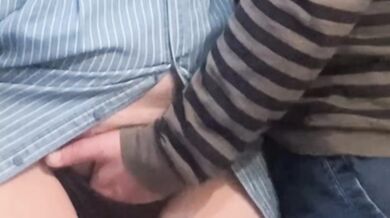 Hot Babe Lets Me Rub Her Hairy Pussy