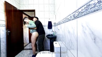 Step-Uncle rubbing dry-hump and pulling down her clothes to masturbate her.
