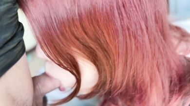 Petite Teen Redhead Meets Brother’s Friend. Risky with Neighbors!!!