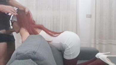 THE THROATER FUELS WILD BLOWJOB HUNGER