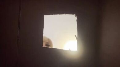 Your Gassy Roommate Traps you in a Box! (Fart hole, Fem Dom, Wet Fart POV)