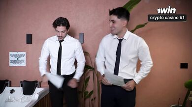 An interview ends with a threesome with two cocks in my pussy - Andrea Castro, Papi Rodriguez & Joe Dimarco