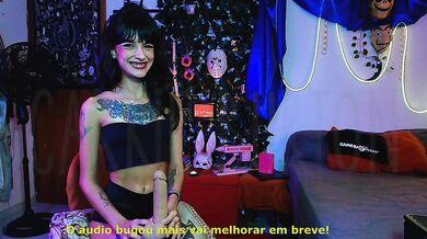 JOI COM CONTAGEM REGRESSIVA - carrieburton6 vai te ensinar a gozar