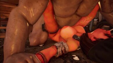 Hentai Anime Jill Valentine Zombie Gangbang - Resident Evil Monster Cock Anal Cartoon